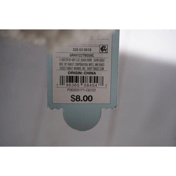 Cat & Jack Fleece Pom Pom Beanie in Gray - Size 2T-5T, NWT - Picture 6 of 6